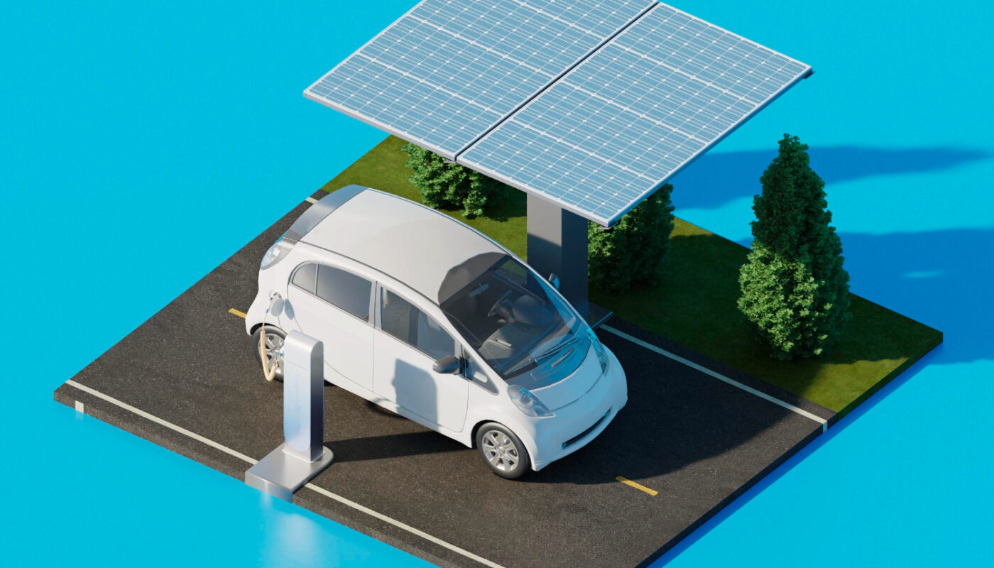 voitures équipées de panneaux solaires